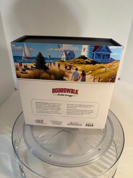 Boardwalk Cape Cod 500-Piece Jigsaw Puzzle - Province town hyannis, lighthouse - Picture 3 of 8